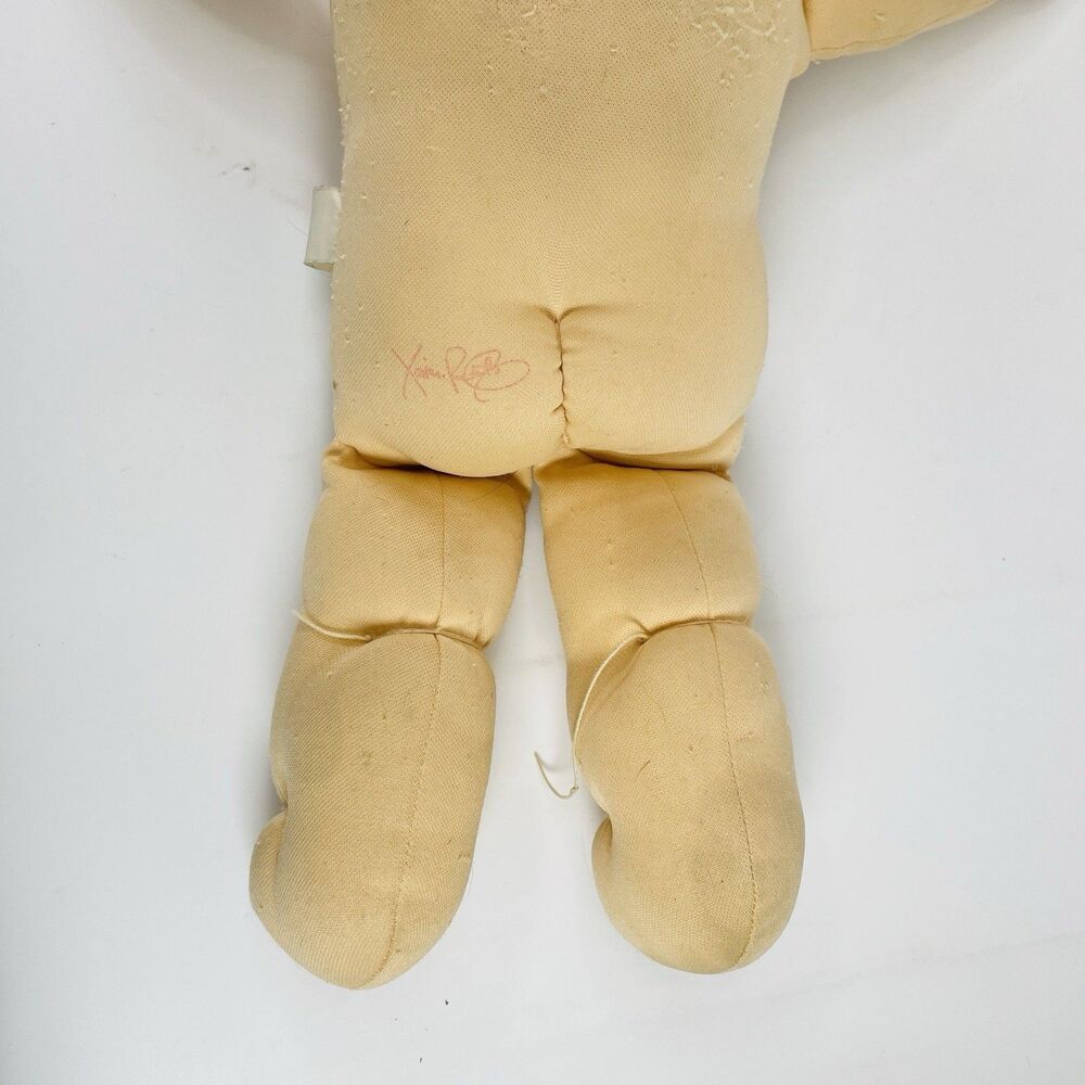 Cabbage Patch Kid Vintage 1988 Preemie Doll Red Pajamas Outfit - Picture 8 of 13